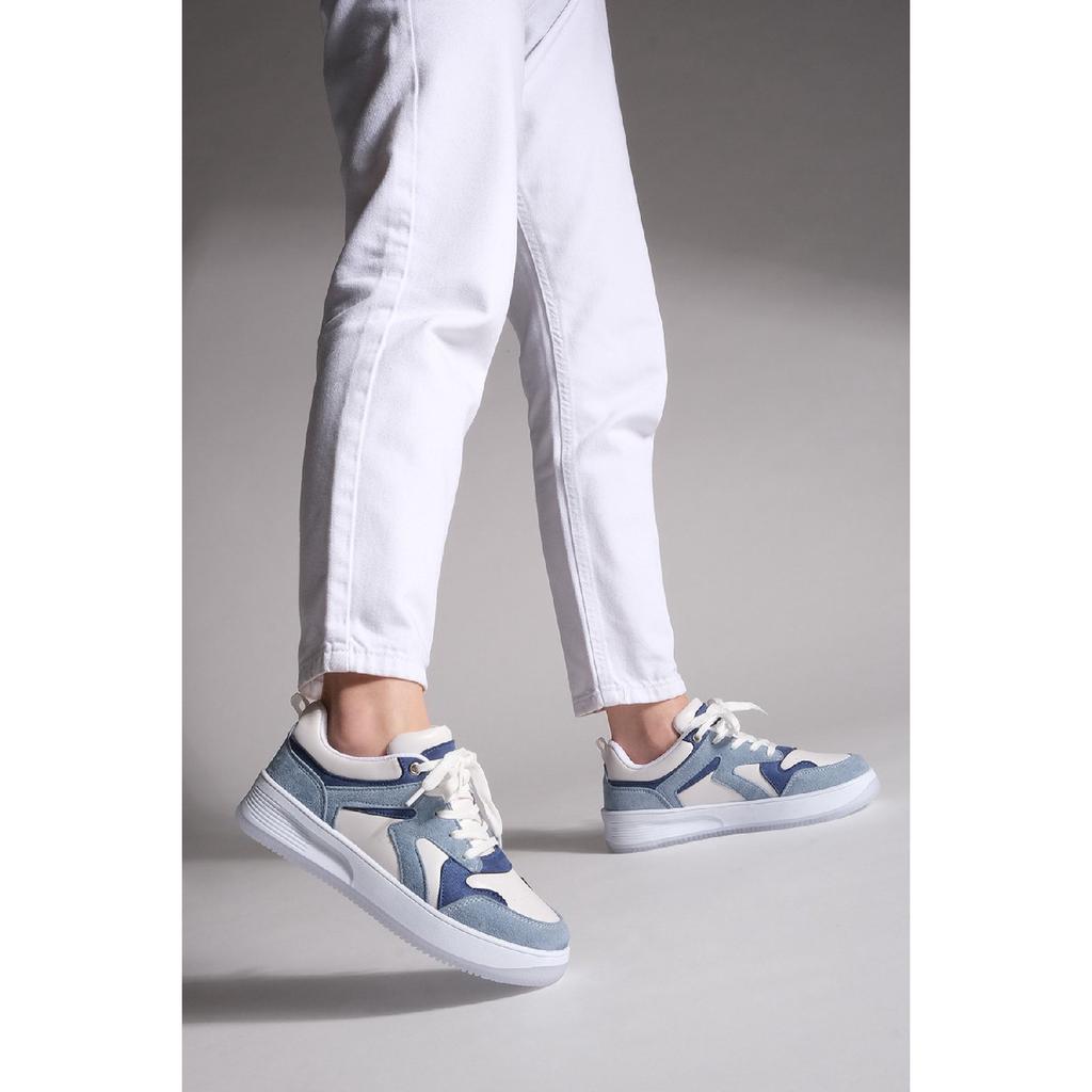 Sneaker femme chaussures de sport à semelle haute Aryan gris daim