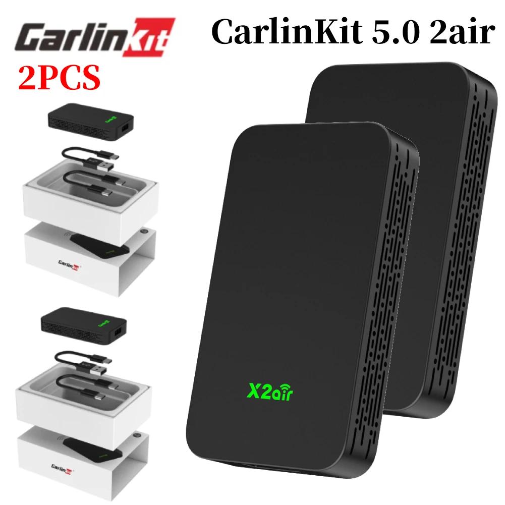 CarlinKit 5.0 2air Wired to Wireless Android Auto Box Wireless CarPlay Adapter Smart Car Ai Box WiFi Bluetooth Auto Connect