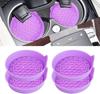 Exclusive Diamond Car Coaster: Non-slip, Heat-Resistant Silicone Cup Holder Pad