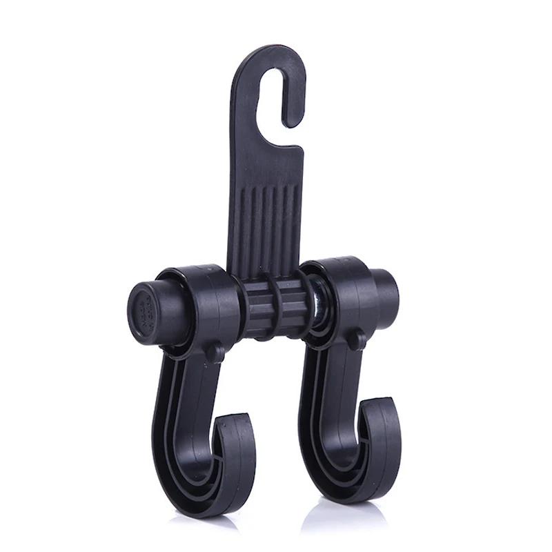 

Универсальный крючок для спинки автомобильного сиденья, многофункциональный металлический держатель для подголовника автомобильного сиденья, крючок для сумки, аксессуары для салона автомобиля чёрный