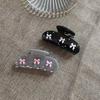 Sweet Bow Flower Hair Claw Clip for Women Girls Bowknot Ribbon Y2k Shark Hair Accessories Fashion Crab Clip