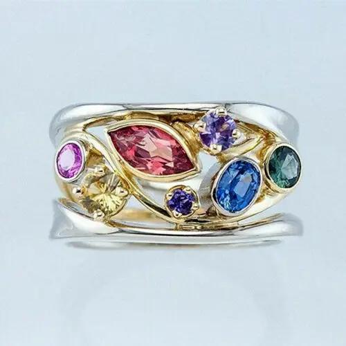 Женское кольцо с кристаллом Торины, кварцевое иониксовое кольцо, ионикс-терапия, кварцевое кольцо для похудения, лимфодренажное кольцо, магнитотерапевтическое кольцо 10