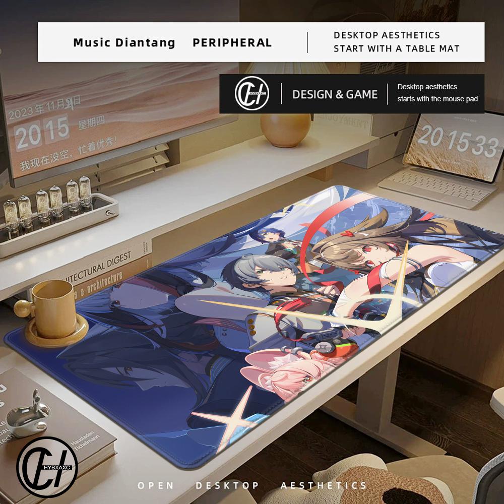 New Cute Zenless Zone Zero Mouse Mat Large Gaming Mousepad Xxl Office Gamer Mouse Pad Anime Zzz Ye Shunguang Extended Hybxaxc