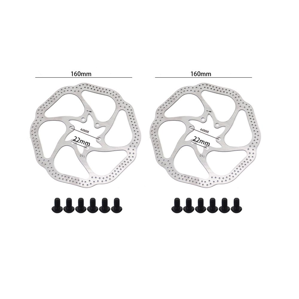 Bicycle Disc Brake Rotor 160mm Hydraulic Brake Rotors High Strength Stainless Steel MTB Rotor Mountain Bike Parts