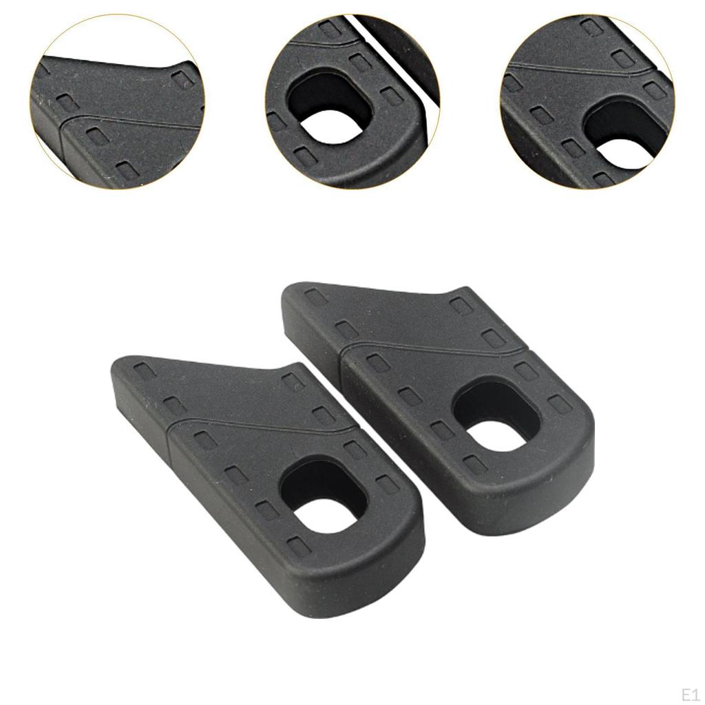 Kurbelschutz, 1 Paar Silikonhüllen, Abdeckungen, Verschleißfest, Staubdicht,