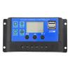 Solar Charge Controller 12V24V 30A/20A/10A Auto LCD Dual USB 5V Output Photovoltaic Solar Panel PV Regulator Load Discharger