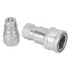 Hydrauliczne szybkozłącze Stal hartowana Męskie i żeńskie 1/4 cala NPT Hydrauliczne złączki szybkozłączne