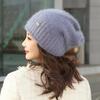 Squirrel Fleece Hat Stack Hat New Autumn and Winter Hat Women's Winter Wool Hand-woven Hat Versatile Outdoor