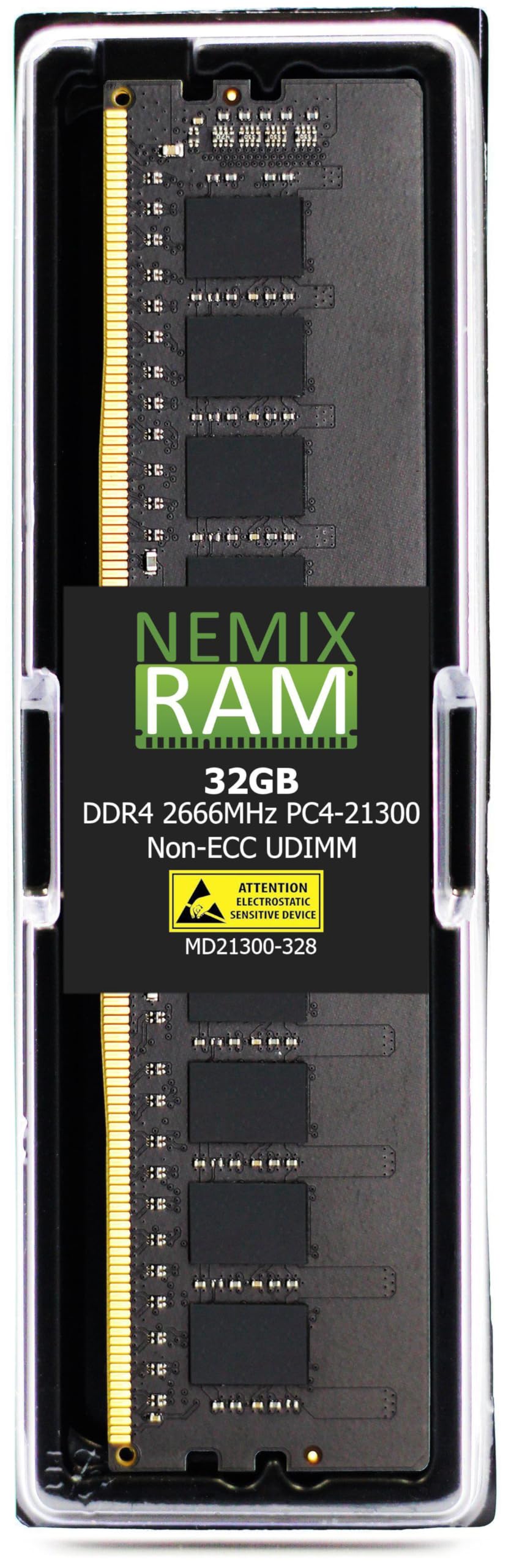 

NEMIX RAM NEMIX RAM 32GB 2Rx8 Unbuffered Memory DDR4-2666 PC4-21300 Non-ECC
