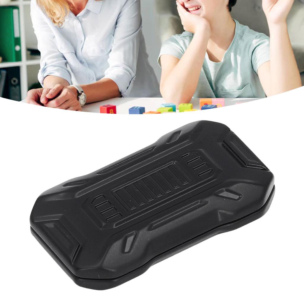 Push Card Slider Magnetic Push Card Zinc Alloy Crisp Sound Stress Relief Exquisite Pattern Slider Toy