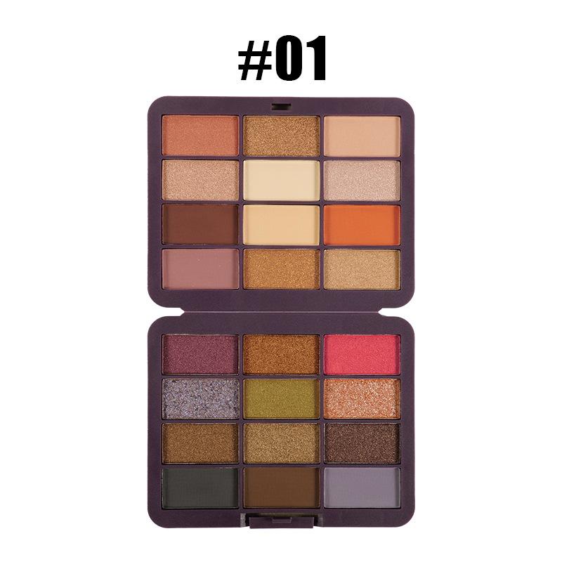 Палетка теней и румян Матовая Хайлайтер 24 цвета Румяна Крем Стойкая Водостойкая Палетка консилеров Рождественский подарок 1