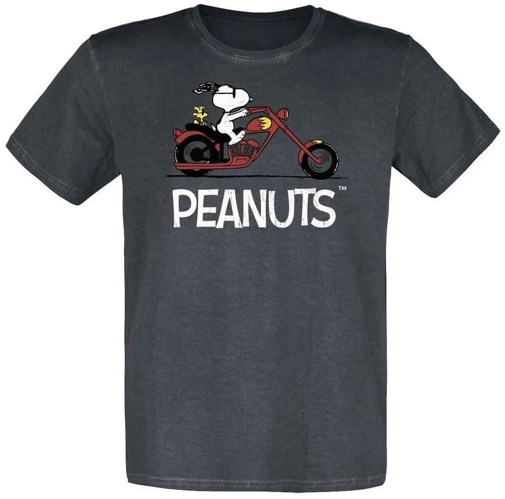 Snoopy Biker Woodstock Peanuts TShirt Unisex T-Shirt XL