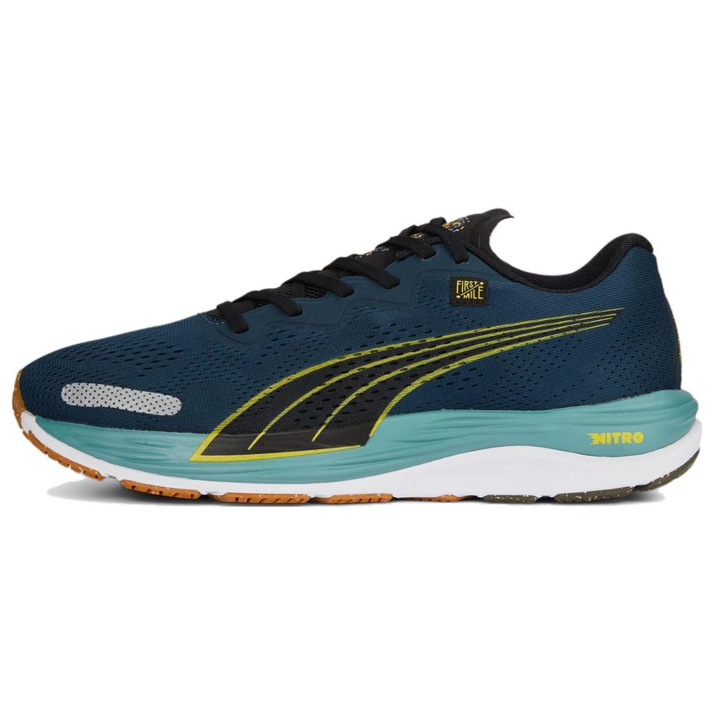 Puma First Mile X Velocity Nitro 2 Dark Night Men Sneakers Blue Fresh-Pear 377291-02