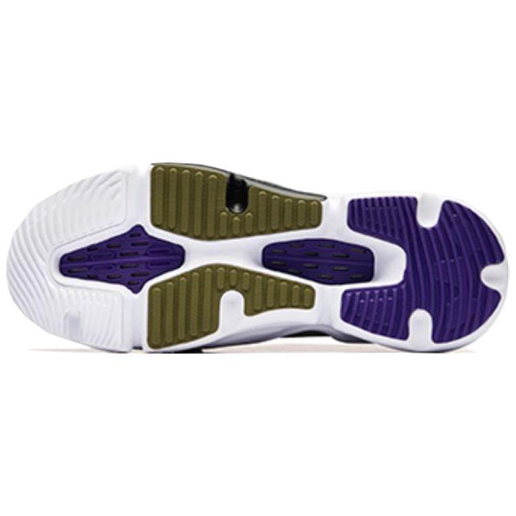 Anta Fabric Green Giant Shock Absorbing Non-Slip Wear-Resistant Breathable Low-Top Running Shoes Men sneaker White Black 91928811-8