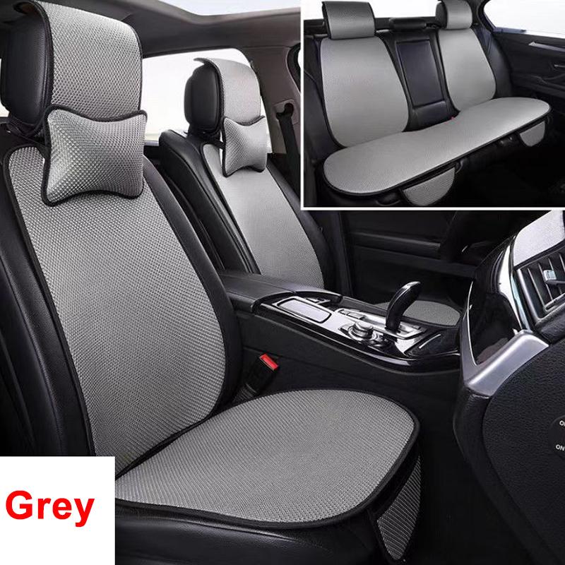 WTEMPO Ensemble de coussins de siège de voiture en tricot double couche antidérapant, confortable, respirant, haut de gamme, pour l'été