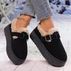 Fashion 2025 New Women Platform Boots Outdoor Cotton Slippers Luxury Winter Women Warm Shoes Fashion Retro Boots Women Zapatos De Mujer