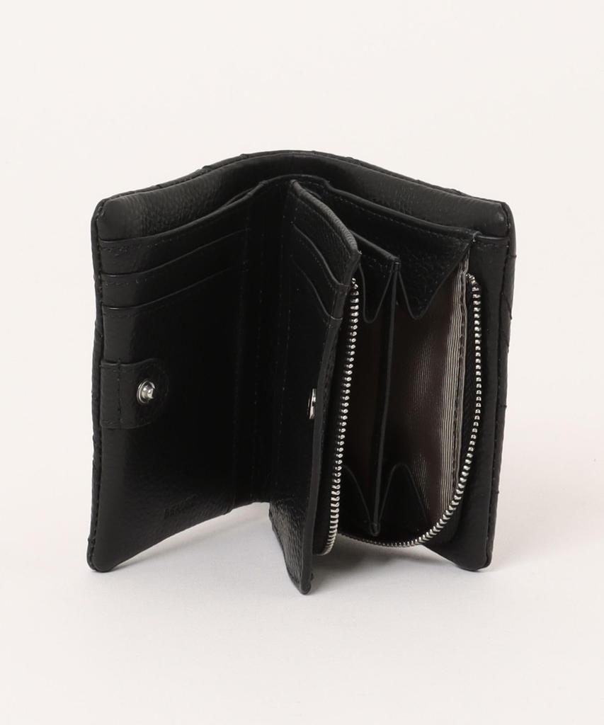 [SETUP7] [Buillet] Cow Leather Wave Quilted Wallet with Tassel B-24308 FREE Black 225300045BLKFREE
