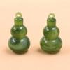 Gradient Gourd Pendants: 6 Multicolored Resin Charms (18x31mm) for Bags, Phones, and Clothing.