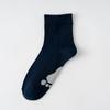 Mens & Womens Warm Odor-Resistant Graphene Mid-Calf Socks: Sweat-Absorbent, Breathable, Solid Color for Autumn & Winter