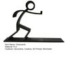 3D Printed Figurine Bookends, Decorative Bookends for Book Lovers, Funny Book Ends, Creative Book Holders for Home Library Office Shelves Desk