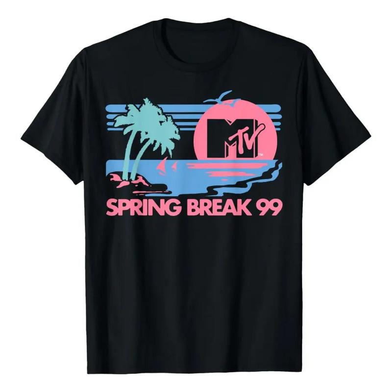 Camiseta Mtv Con El Logotipo De Las Vacaciones De Primavera S