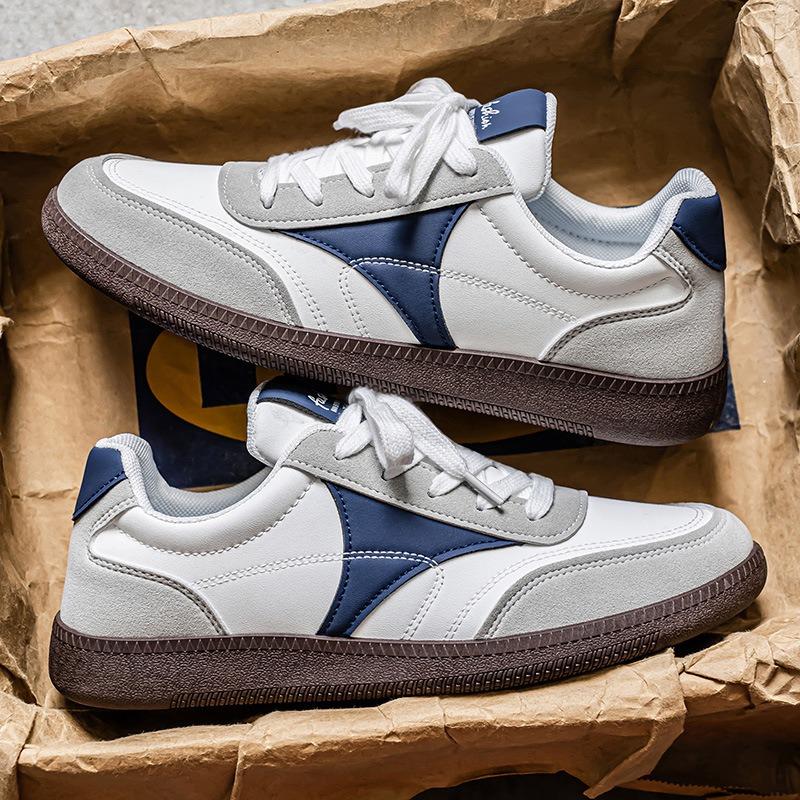 

Men s shoes spring new trend versatile platform casual shoes men s non-slip wear-resistant low-top comfortable board shoes 44 бежевий