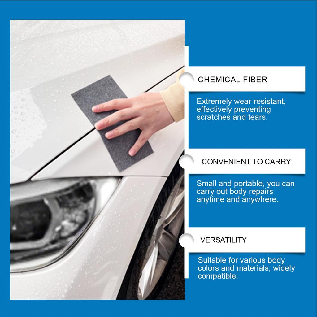 Nano Scratch Removal Cloth 6Pcs Car Scratch Remover Towel for Water Spots Paint Restoration Car Detailing Polishing Reusable