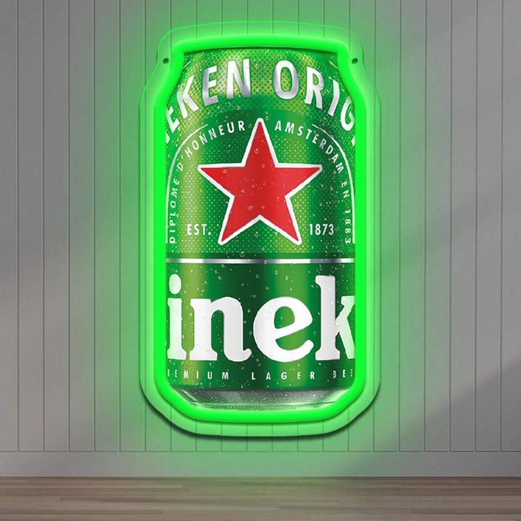 Bier Neonlicht Schild USB Dimmbares LED Neon Schild für Schlafzimmer Wohnzimmer Club Bar Bierfest Karneval Party Geschenke Wanddekoration