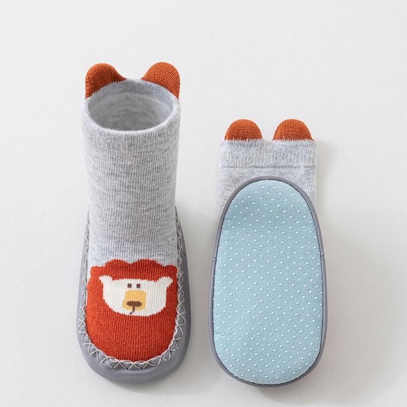 Baby Socks Slippers Cartoon Newborn Children Floor Socks Shoes Anti Slip Soft Sole Toddlers Indoor Socks Shoes