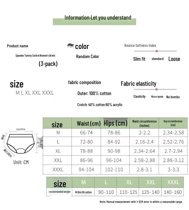 AB Women's Antibacterial High-Waist Postpartum Shaping Briefs 1882