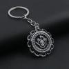 Anime Bleach Keychain Kurosaki Ichigo Rotatable DIY Metal Pendant Keychain For Women Men Fans Jewelry Accessories Gifts