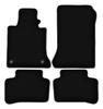 BASIC schwarze Velours-Fußmatten für: Mercedes GLK X204 SUV (2008-2015)