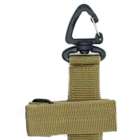 Outdoor Multi-function Glove Storage Buckle Adjustable Camping Hiking Backpack Multi-purpose Tools Rope Hanging Fastener Tape Webbing Carabiner