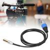 3Pin Audio Cable Mini Male to XLR Female Zinc Alloy Housing Copper Shell Line Supplies1Meter