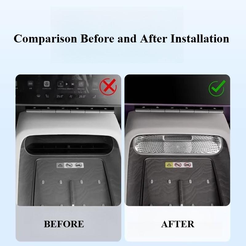 For Avatr 12 Central Control Air Conditioner Trend Protective Cover Door Air Mask Car Interior Modification Accessories Tools