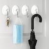 15Pcs PVC Towel Storage Rack Transparent Towel Hanger Multifunctional Wall Hook  Bathroom
