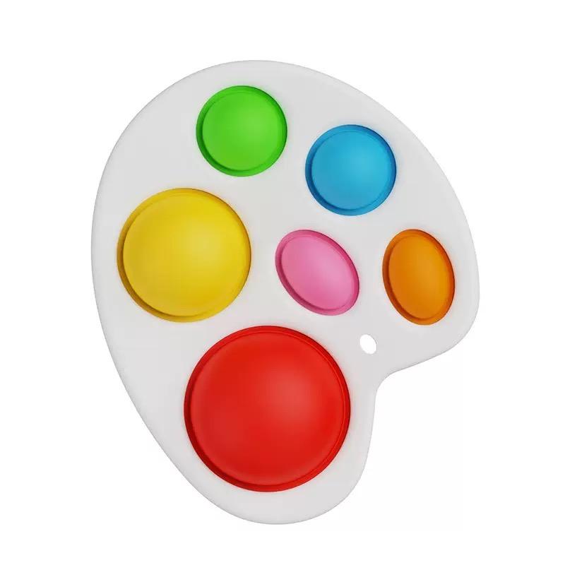 Children Fidget Toys Hand Grasping Pressing Practice Board Bubble Finger Fine Action Baby Training Decompression Educational Toy