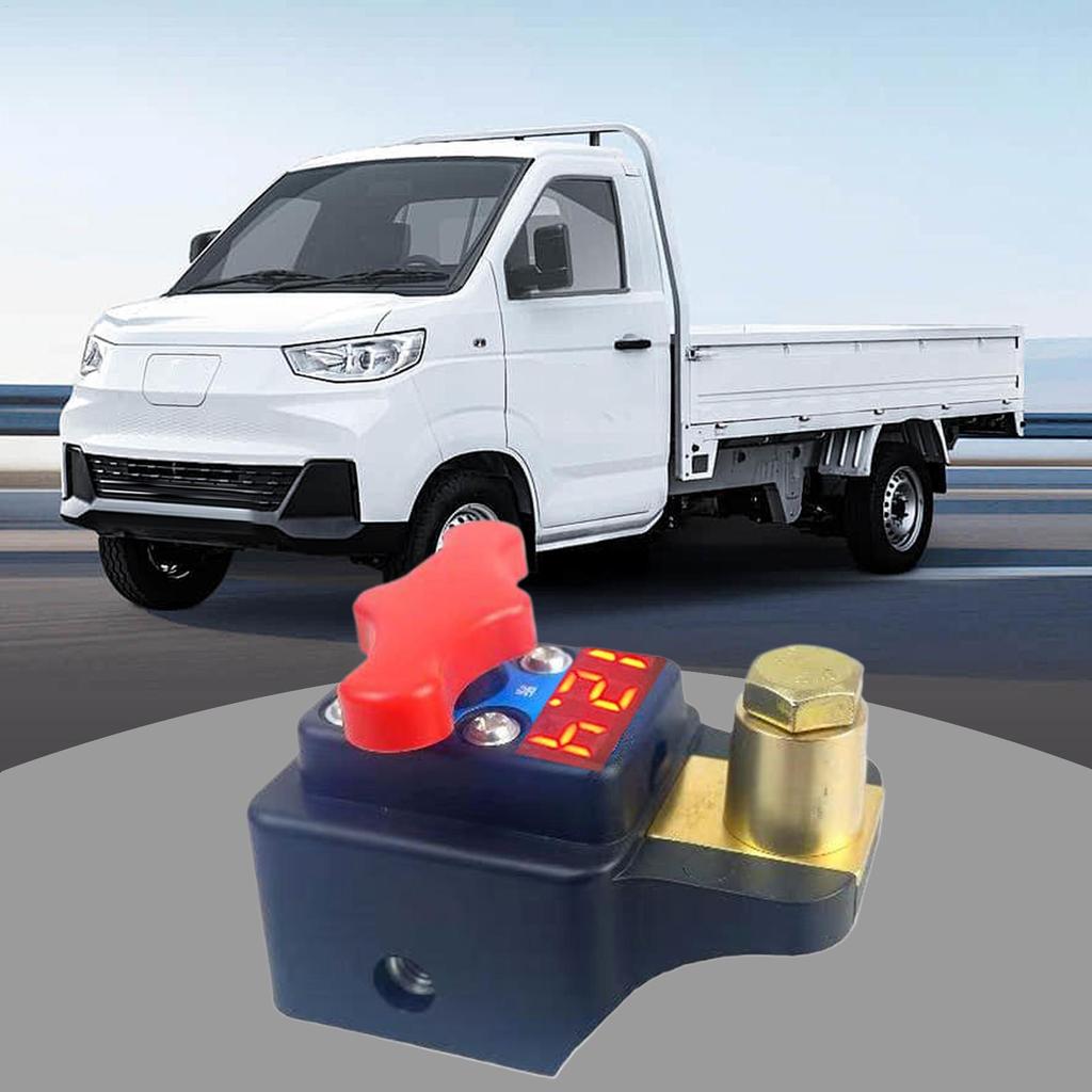 Car Battery Power Off 12V-24V Digital Display Power Isolator Automobile Battery Isolator Shut For Long-Term Parking Frequent