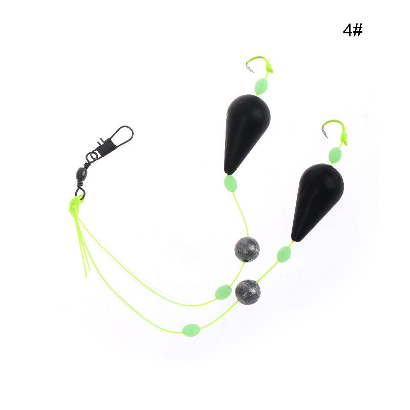 1Pcs High Sensitivity Inverted Bottom Double Hook Fishing Float Kit Suitable For Sea And Freshwater Fishing