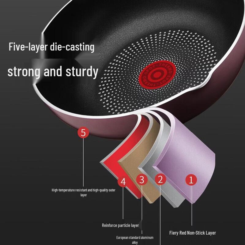 SUPOR Non-Stick Frying Pan with Lid - 26cm