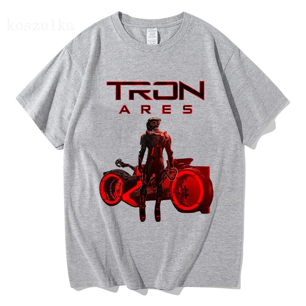 Film TRON Ares T-shirt Rock Band Nine Inch Nails NIN Tshirts Cotton Loose Short Sleeve Female Clothing Streetwear Graphic Tees
