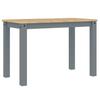 Dining Table PANAMA Gray 112x60x75 cm Solid Pine Wood