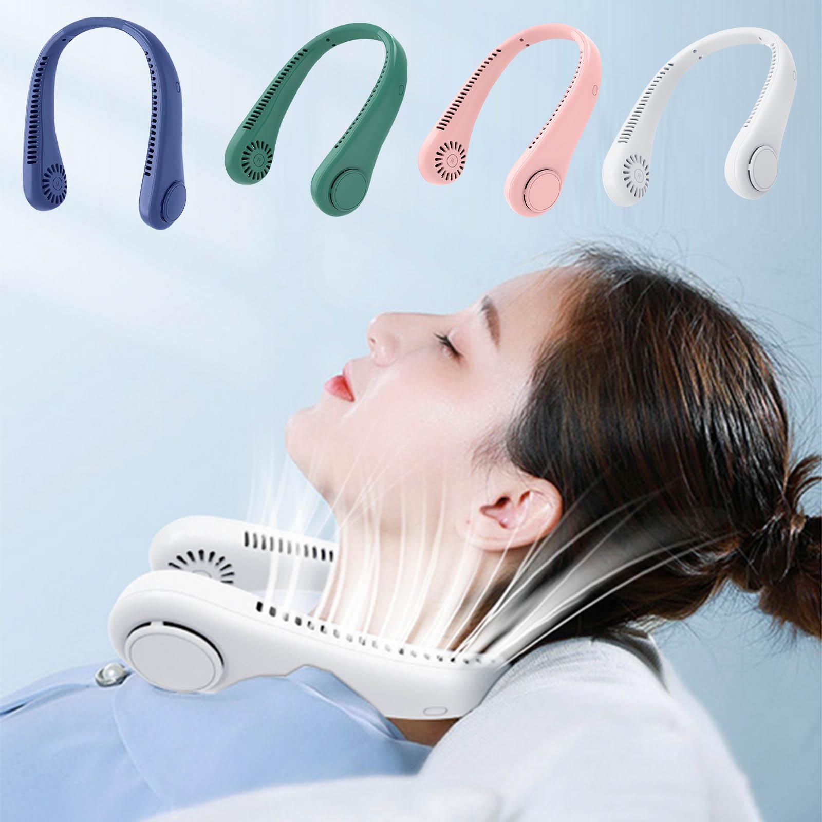 

Безлистный подвесной вентилятор Охлаждение Наружная USB-зарядка Портативная ленивая подвесная шея Маленькая вентиляторная турбина