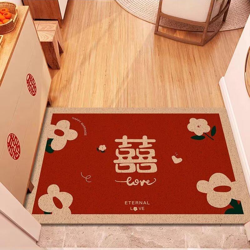 Wedding Bathroom Door Absorbent Mat Toilet Household Quick-drying Carpet Toilet Diatomaceous Mud Non-slip Cushion