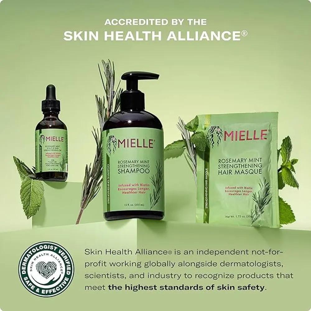 Mielle Organic Rosemary Mint Biotin Shampoo 348ml X 2