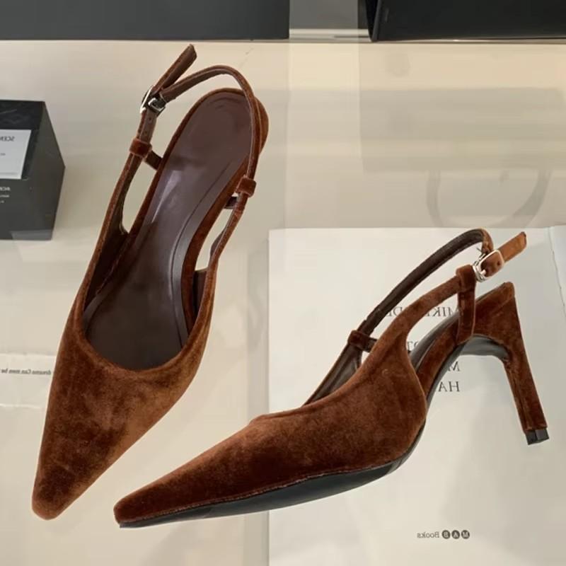 Eilyken 2025 Spring Pointed Toe Women Pumps Sexy Thin High Heels Sandals Elegant Banquet Female Mule Shoes