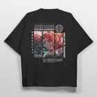 Demon Slayer T-Shirt – Tanjiro Nezuko Zenitsu Inosuke Anime Graphic Tee, Kimetsu L