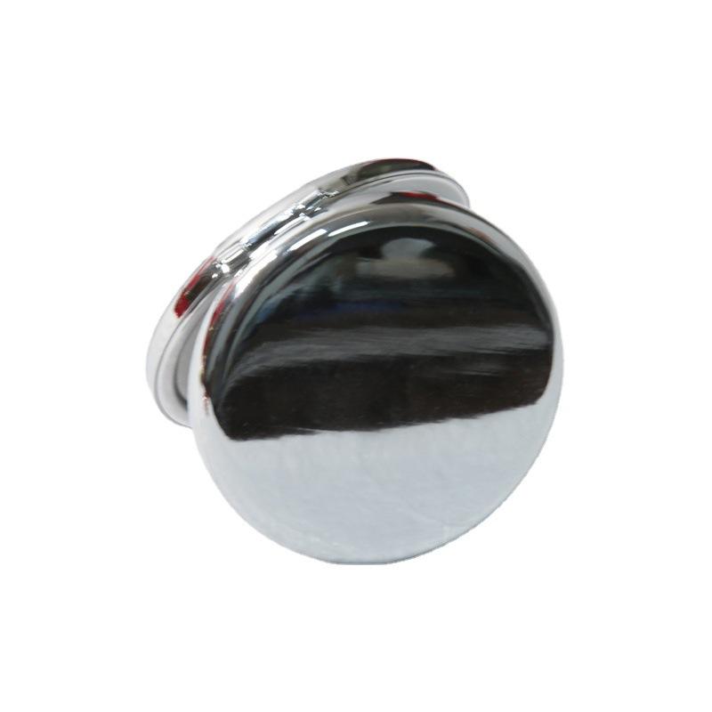 Double-Sided Small Mirror Portable Folding Round Makeup Mirror Rose Gold Simple Mini Men And Women Handheld Pocket Mirror
