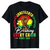 Breaking Every Chain Since 1865 Women Men Juneteenth Freedom T-Shirt Black Pride Graphic Outfit African American Saying Tee Tops