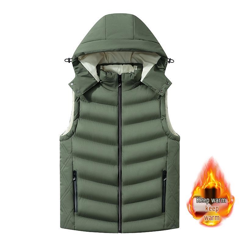 Мужской зимний утепленный жилет-куртка 3XL